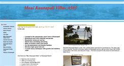 Desktop Screenshot of condoatkaanapali.com